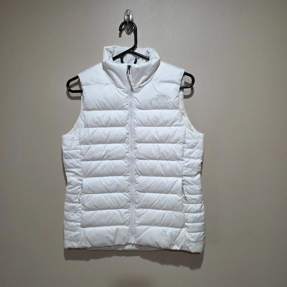 The North Face White Puffer Vest - Picture 2 of 10